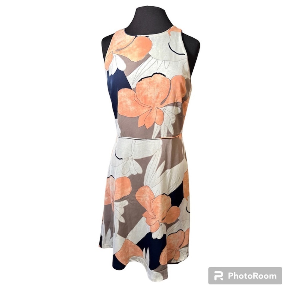 NWT Ann Taylor factory floral print midi dress size 10